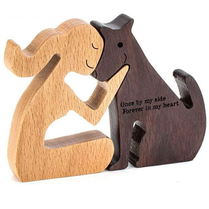 TimberTail Wooden Engraved Pet Figurine