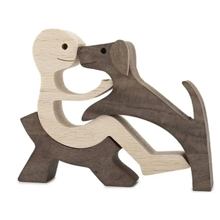 TimberTail Wooden Engraved Pet Figurine