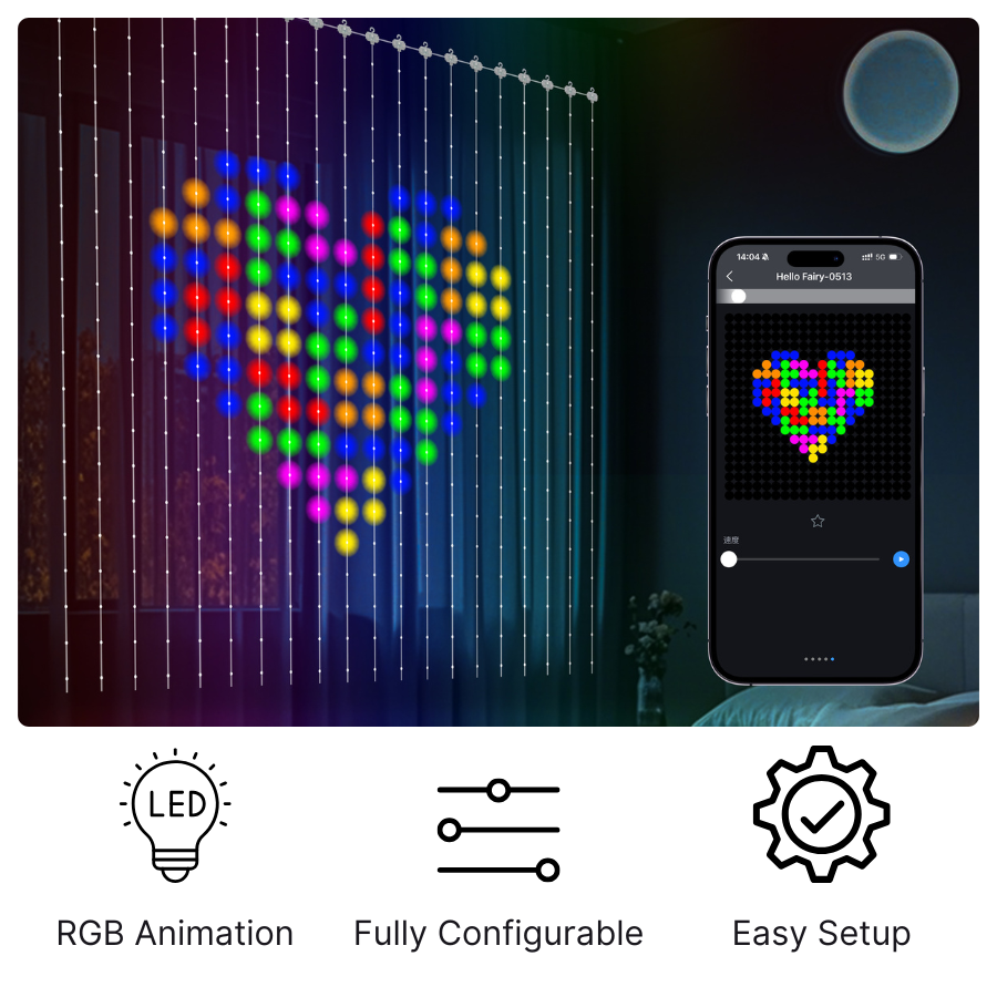 LumiWave Zasłona RGB