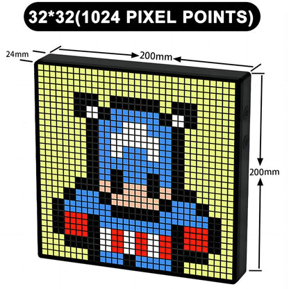 GlowGrid Pixel Matrix