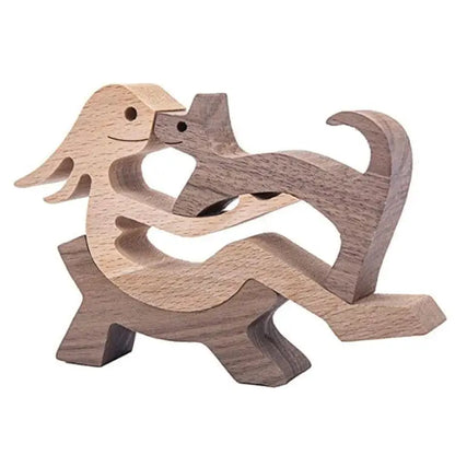 TimberTail Wooden Engraved Pet Figurine